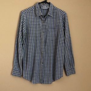 Checkered Button Down Shirt with long sleeves